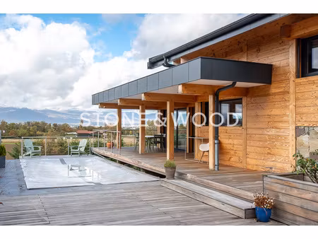 villa contemporaine avec vue panoramique sur genève