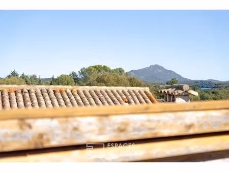 maison de village historique rénovée avec terrasse de toit