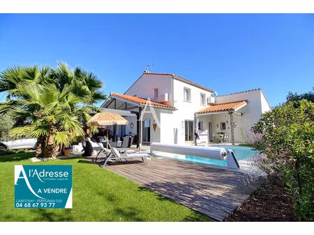 villa de type f5 d'une surface de 163 m² sur terrain de plus de 800 m² avec piscine