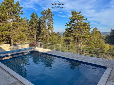 propriete à vendre 5 pièces mauroux (46) maison de 155m2 habitables avec piscine sur terra