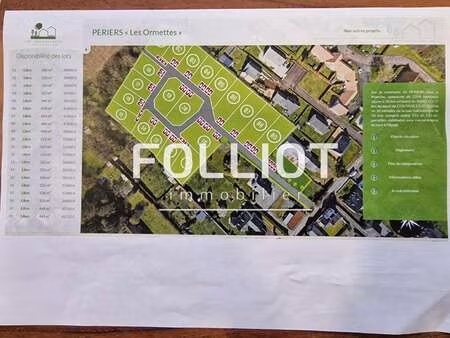 vente terrain à périers (50190) : à vendre / périers