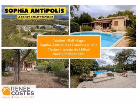 cession-bail à vie - f88-h89 ans - st cezaire sur siagne (06530)