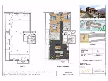 appartement f4 à vendre - 4 pièces - 117 30 m2 - chevenoz - 74 - rhone-alpes