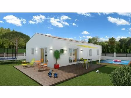 terrain avec maison neuve à vendre