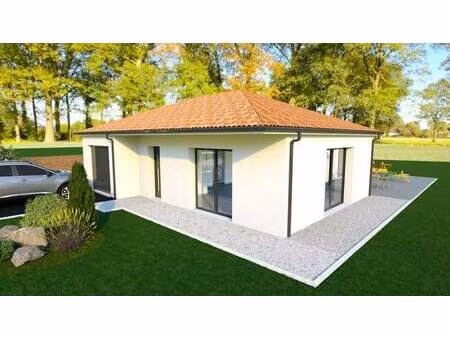 terrain avec maison neuve à vendre