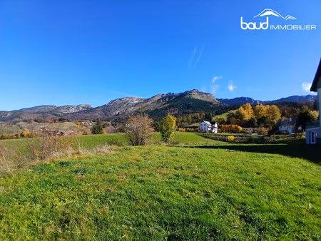 terrain plat à bâtir villard de lans
