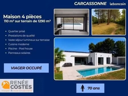 maison en viager 4 pièces 110 m²