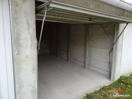 garages sol en béton 30m2