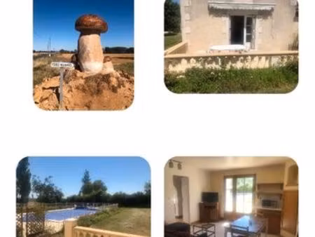 studio meublé près de lussac civaux montmorillon