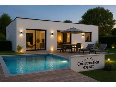 terrain avec maison neuve à vendre