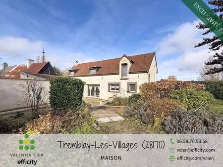 vente maison 5 pièces 144.55 m² à châteauneuf-en-thymerais (28170)  273 000 €