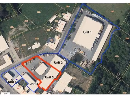 unit 3 : gesloten loods met burelen