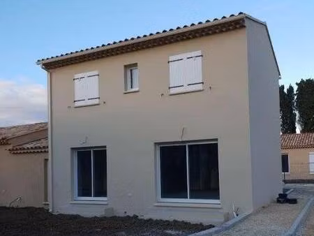 terrain avec maison neuve à vendre