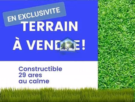 terrain constructible à vendre
