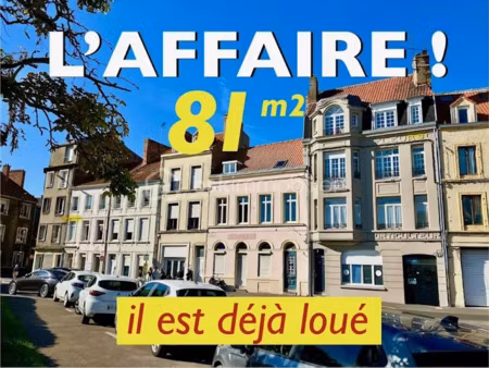 vente appartement 4 pièces 99.99 m² à boulogne-sur-mer (62200)  79 900 €