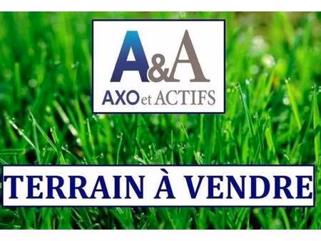 terrain constructible à vendre