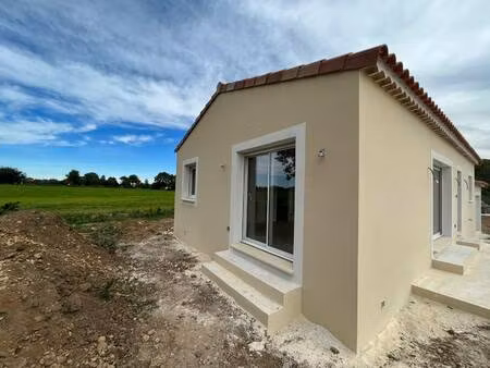 terrain avec maison neuve à vendre