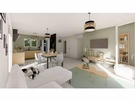 terrain avec maison neuve à vendre