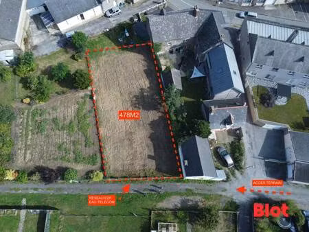 terrain constructible à vendre