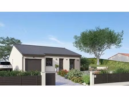 terrain avec maison neuve à vendre