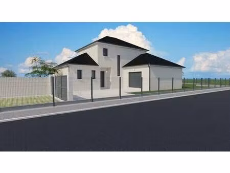 terrain avec maison neuve à vendre