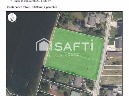 terrain constructible à vendre