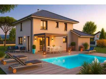 terrain avec maison neuve à vendre