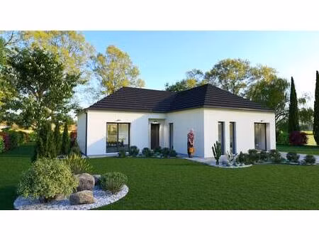 terrain avec maison neuve à vendre