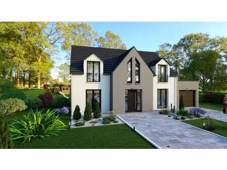 terrain avec maison neuve à vendre
