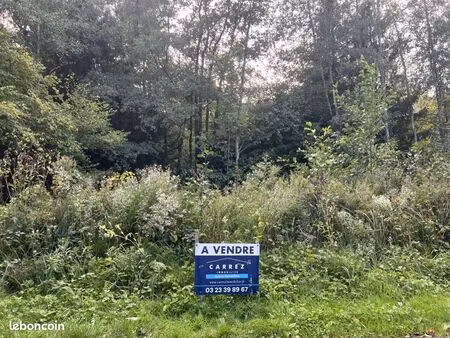 terrain 1 505 m² barisis aux bois