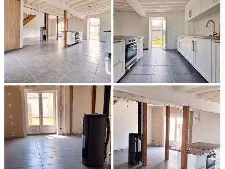 maison 130m²■> ? maison en pierre 130 m² à finir de rénover – jardin  terrasse  garage – 2