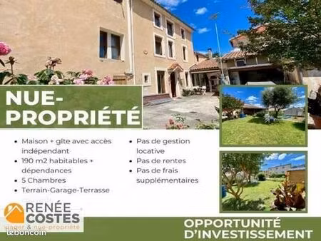 propriété en viager 8 pièces 190 m²