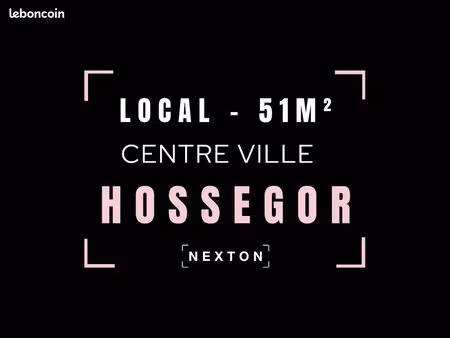 local commercial 51 m² hossegor