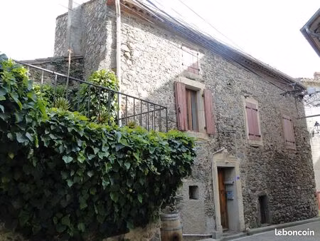 ? maison en pierres avec voûtes + terrasse – berlou (34) – 90 000