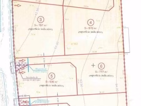 terrain 787 m² allaire