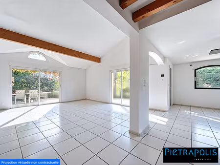 maison 7 pièces de 143 m² avec piscine  garage  sou sol et vue