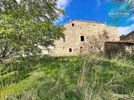 corps de ferme à rénover sur un terrain de 1488 m² - a chatelneuf - à 10 minutes de montbr