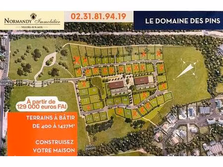 terrain constructible à vendre