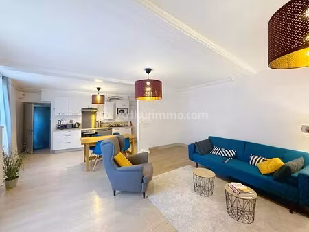 appartement 4 pieces meuble - 75.75 m2 - centre ville