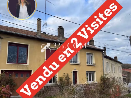 maison de village 142 m² +terrain 54290 haussonville