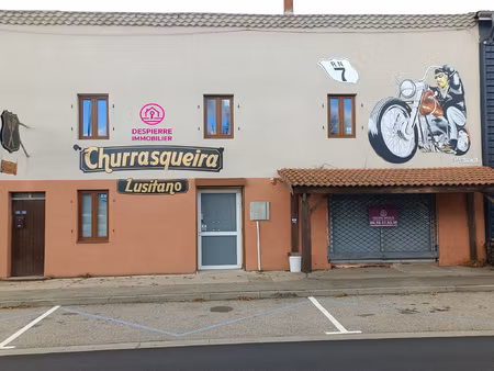 andancette immeuble composé d'un commerce eet un appartement