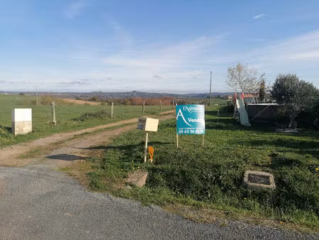 vente terrain  1500.00m²  mirandol