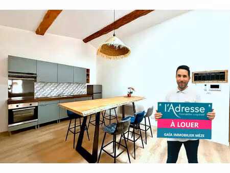 location appartement 3 pièces  57.00m²  loupian