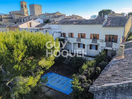 maison en pierre à vendre à tresques - avec piscine et garage