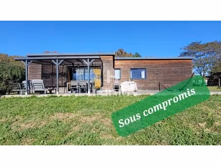 harmon à vendre : maison en bois avec vue sur les pyrénées