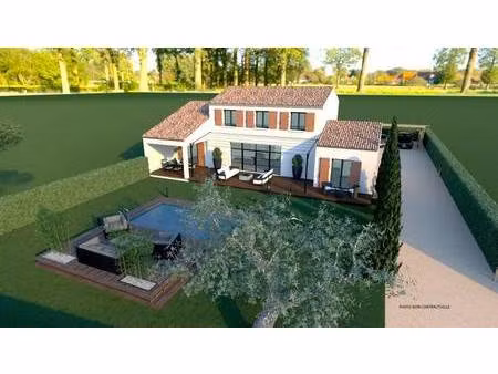 terrain avec maison neuve à vendre