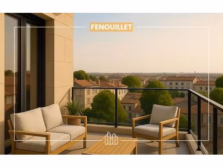 vente appartement neuf 2 pièces 42m2 fenouillet - 187500 € - surface privée