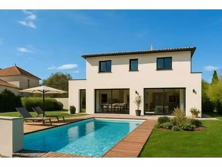 terrain avec maison neuve à vendre