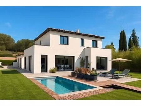 terrain avec maison neuve à vendre