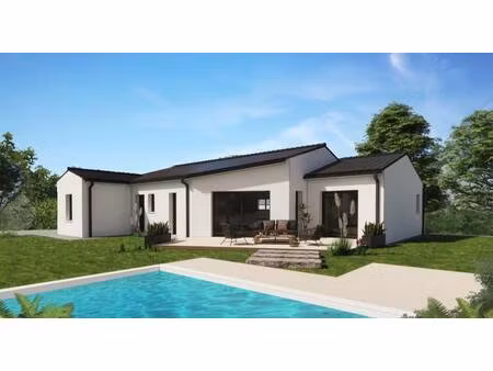 terrain avec maison neuve à vendre